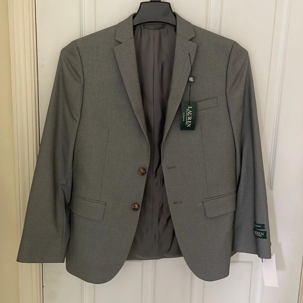 NWT RALPH LAUREN Black Blazer Size: 16R